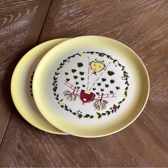 Brock of California Pottery Dinner Plates - Set of Two - Picture 2 of 7